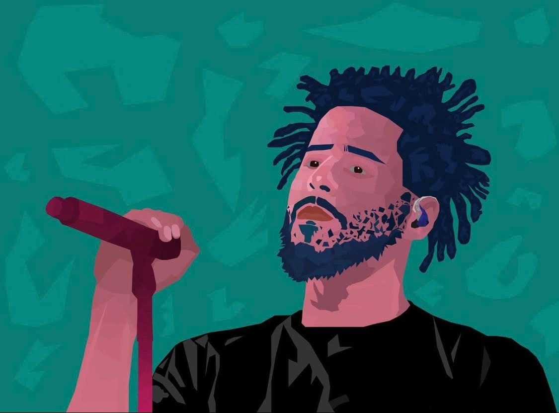 J. Cole graphic design