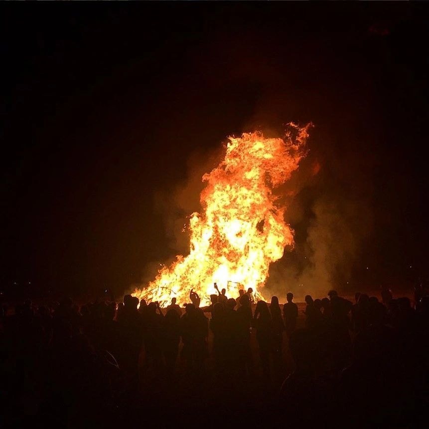 Homecoming bonfire Sept 2018
